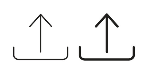 Export icon silhouette abstract design. vector clipart designs