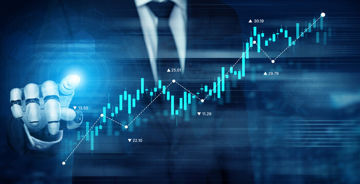 AI tools analyze stock market data through dynamic chart visualization to forecast price trends and support strategic investment decisions Vouch