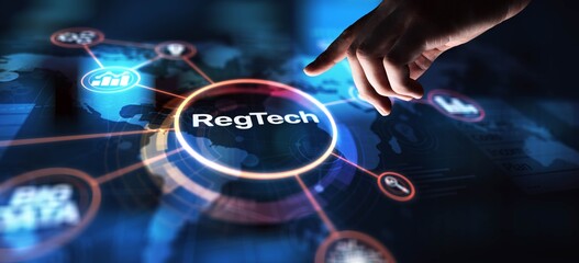 RegTech Interface Emerging from Processor Circuit with Human Interaction.