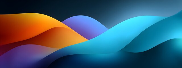 Abstract fluid gradient background with soft colors blending. 