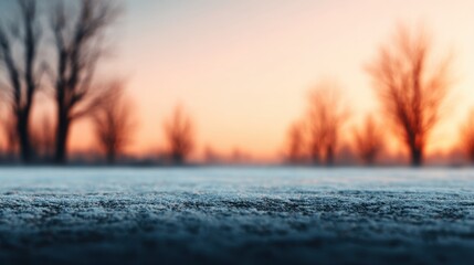 New year's day soft gleam clean forward line winter landscape sunset view momentum standard