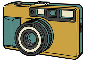 vector illustration of a photo camera