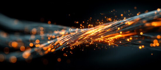 network cable with sparks