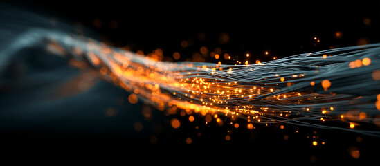 network cable with sparks