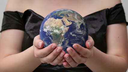 Donn a con simulazione di globo terrestre