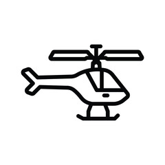 Helicopter aircraft icon © Shaharea
