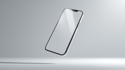 Phone display with the same background color