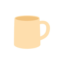 Minimalist Beige Hot Drink Mug