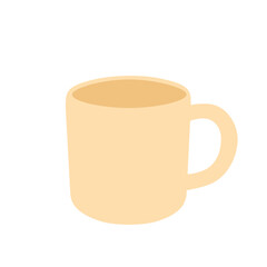 Minimalist Beige Hot Drink Mug