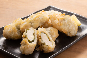 ささみチーズ　大葉　竜田揚げ
