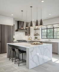 modern kitchen interior