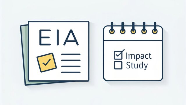 Environmental Impact Assessment Document and Checklist Icons