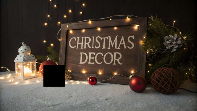 christmas tree with candles, christmas decoration with candles, christmas sign, vintage style, handcrafted holiday, festive ornament