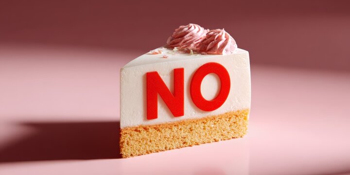 Saying no to cake refusing sweet temptation