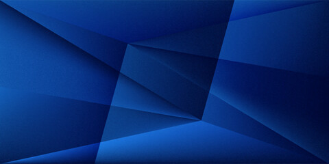 Black dark navy blue silver abstract pattern background. Geometric shape. Line triangle angle fold polygon diamond 3D. Color gradient ombre. eps10