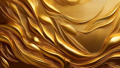 background the opulent texture of gold wallpaper