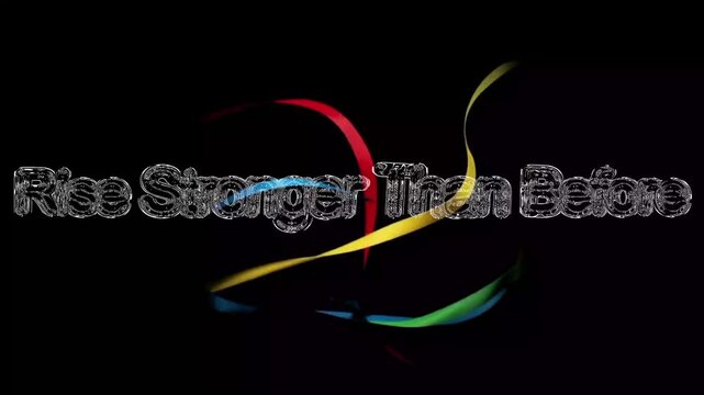 Empowering message: Rise stronger than before, resilience for overcoming challenges, encouragement to persevere, success after failure, positive affirmation