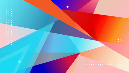 Modern Colorful Abstract Geometric Background