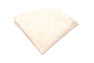 Mexican Corn Tortillas isolated on white background