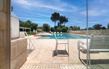 Piscina in giardino