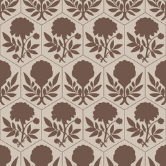 Rajasthani Floral Pattern Traditional Colorful Design Vibrant Art