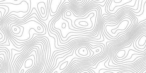 Topographic map background with geographic grid for hiking and mountain sport. luxury topographic wavy pattern and geographic grid map design. paper texture Imitation of a geographical map shades.