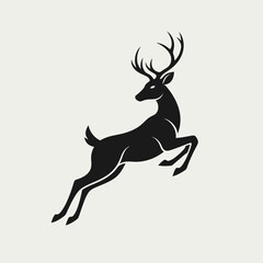 deer silhouette vector
