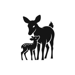 deer silhouette vector