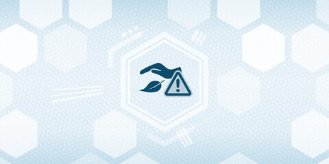 Nature Conservation Warning Vector Header - Protecting the Environment