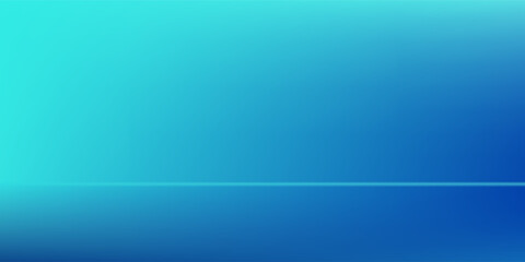 Modern blue-green gradient studio room, abstract background pattern, walls and floor reflect neon lights, dark tones abstract modern design art