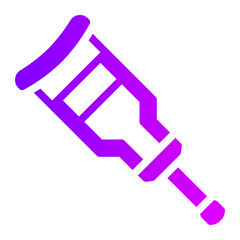 crutch gradient icon