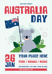 Australia Day Flyer Template