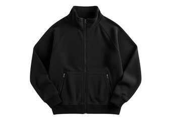 Black half zip fleece jacket with pockets