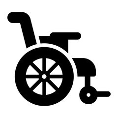 wheelchair glyph icon