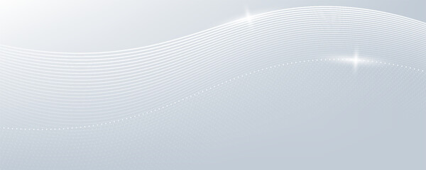 Modern abstract background with wavy lines. Digitalfuture technology concept. vector illustration.