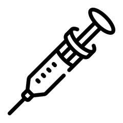syringe line icon