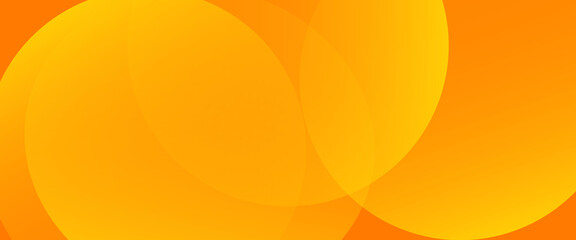 orange yellow abstract background with overlapping circles. great for banner, poster, presentation, website, etc.