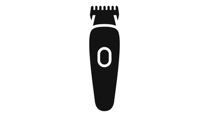 Modern electric hair trimmer with ergonomic design and precision blades for professional grooming and personal care on a