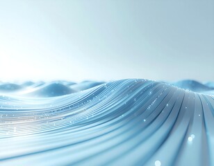 abstract illustration of flowing code lines background