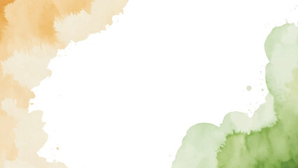 indian watercolor texture flag colors with white space. republic, independence, celebration, freedom, template, banner,