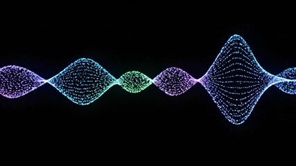 dna helix on black background - Powered by Adobe