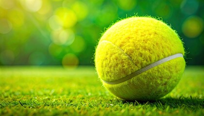 tennis ball on grass