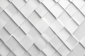 Fototapeta premium abstract white squares background with a geometric dimensional pattern