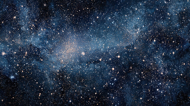 A breathtaking depiction of the cosmos, featuring countless stars scattered across the canvas of space, offering a glimpse into the vastness of the universe