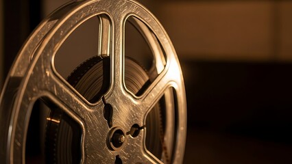 Film Reel Close Up View
