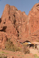 The Tianshan Grand Canyon or Kesileya Grand Canyon is a stunning natural feature in Xinjiang, China, characterized by its distinctive red canyons, formed by millions of years of wind and rain erosion.