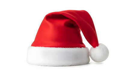 santa claus red hat isolated