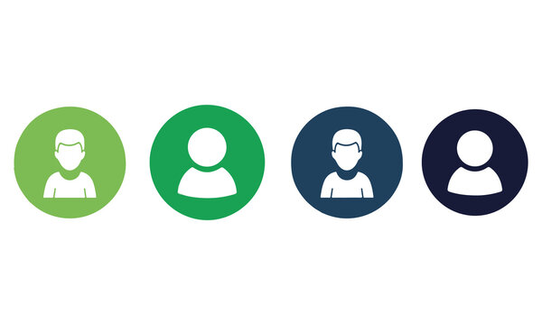 User Icon Vectors & Profile Avatar Graphics | Diverse People & Account Icons