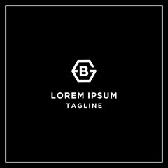 gb or bg hexagon logo