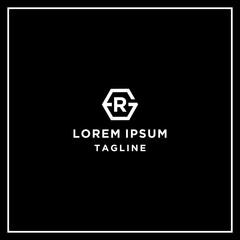 gr or rg hexagon logo